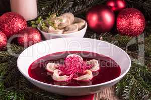 red borscht soup