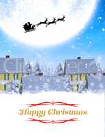 Composite image of happy christmas