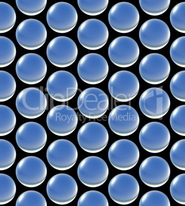 crystal ball array pattern blue