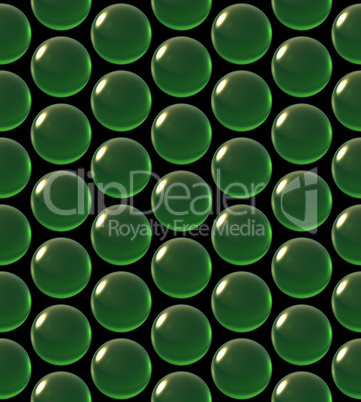 crystal ball array pattern green