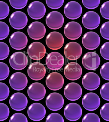 crystal ball array pattern gradient