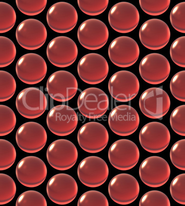 crystal ball array pattern red