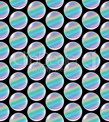crystal ball array pattern rainbow