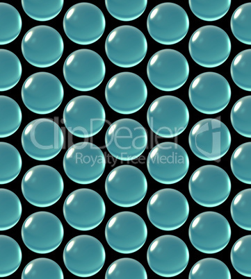 crystal ball array pattern sea blue