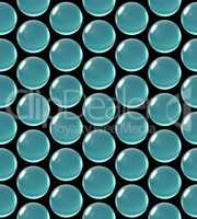 crystal ball array pattern sea blue