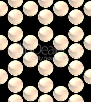 crystal ball array pattern white empty