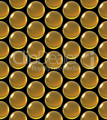 crystal ball array pattern yellow