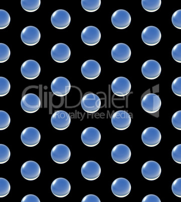 crystal ball dot pattern blue