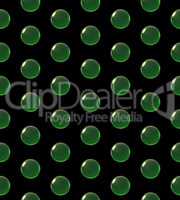 crystal ball dot pattern green
