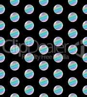 crystal ball dot pattern rainbow