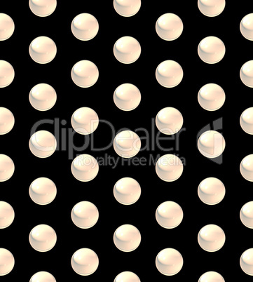 crystal ball dot pattern white