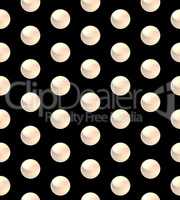 crystal ball dot pattern white