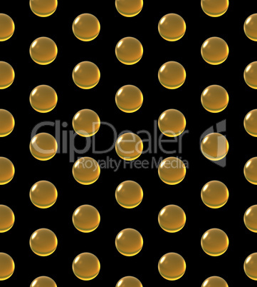crystal ball dot pattern yellow