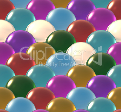 crystal ball overlap pattern color