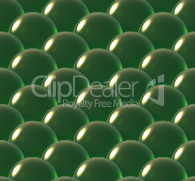 crystal ball overlap pattern green