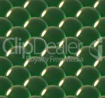 crystal ball overlap pattern green