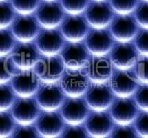 Lens Flare flower blue pattern