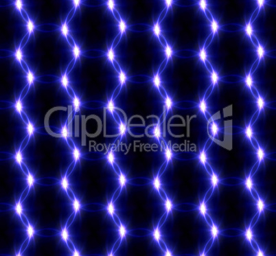 Lens Flare overlap blue ring pattern