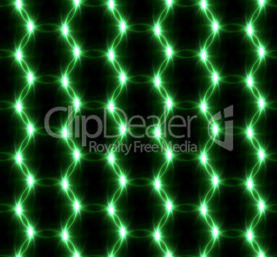 Lens Flare overlap green ring pattern