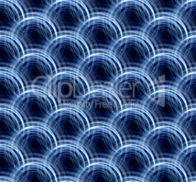 Lens Flare ring blue pattern