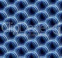 Lens Flare ring blue pattern