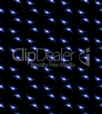Lens Flare round blue ring pattern