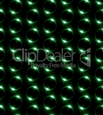 Lens Flare round green ring pattern