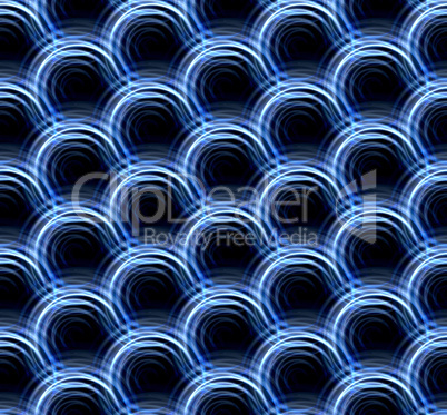 Ring lens Flare blue double pattern