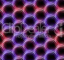Ring lens Flare double color pattern