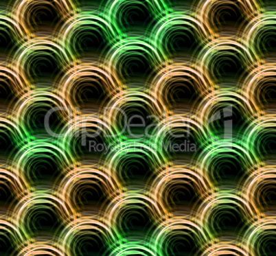 Ring lens Flare double pattern