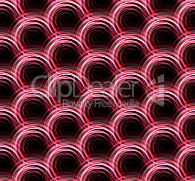 Ring lens Flare red double pattern