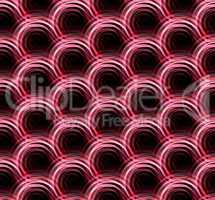 Ring lens Flare red double pattern