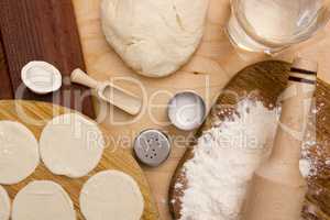 Ingredients unleavened dough