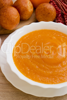 Pumpkin cream soup