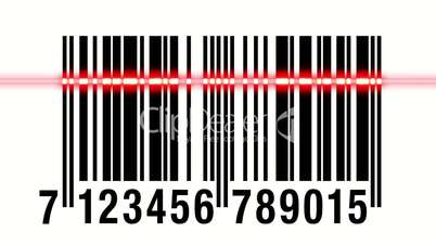 Scanning EAN barcode isolated
