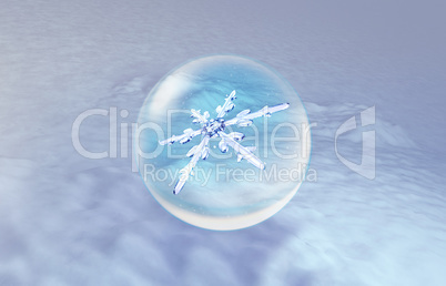 snow place Christmas Snowflakes background