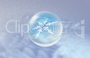 snow place Christmas Snowflakes background