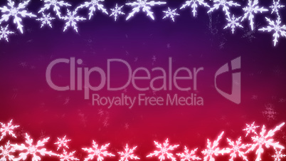 board of Snowflakes background purple red
