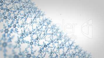 snowflakes array tracking background white