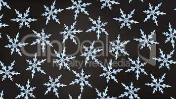 snowflakes background rotation black white