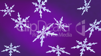 snowflakes Christmas background purple