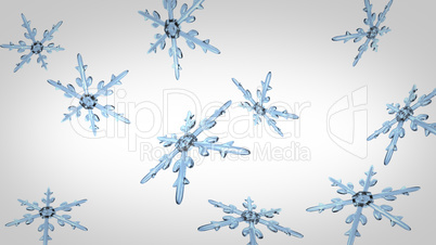 snowflakes Christmas background white