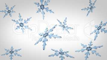 snowflakes Christmas background white