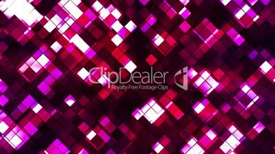 Broadcast Twinkling Squared Diamonds, Red Magenta, Abstract, Loopable, HD