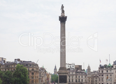 Trafalgar Square in London