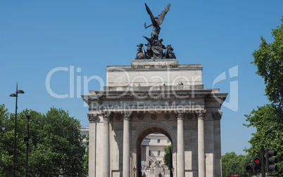 Wellington arch in London