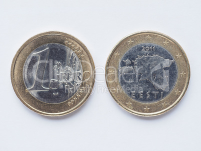 Estonian 1 Euro coin