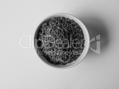 Black and white Loose tea bowl