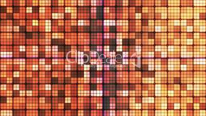 Broadcast Twinkling Hi-Tech Cubes, Brown Orange, Abstract, Loopable, HD