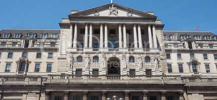 Bank of England in London